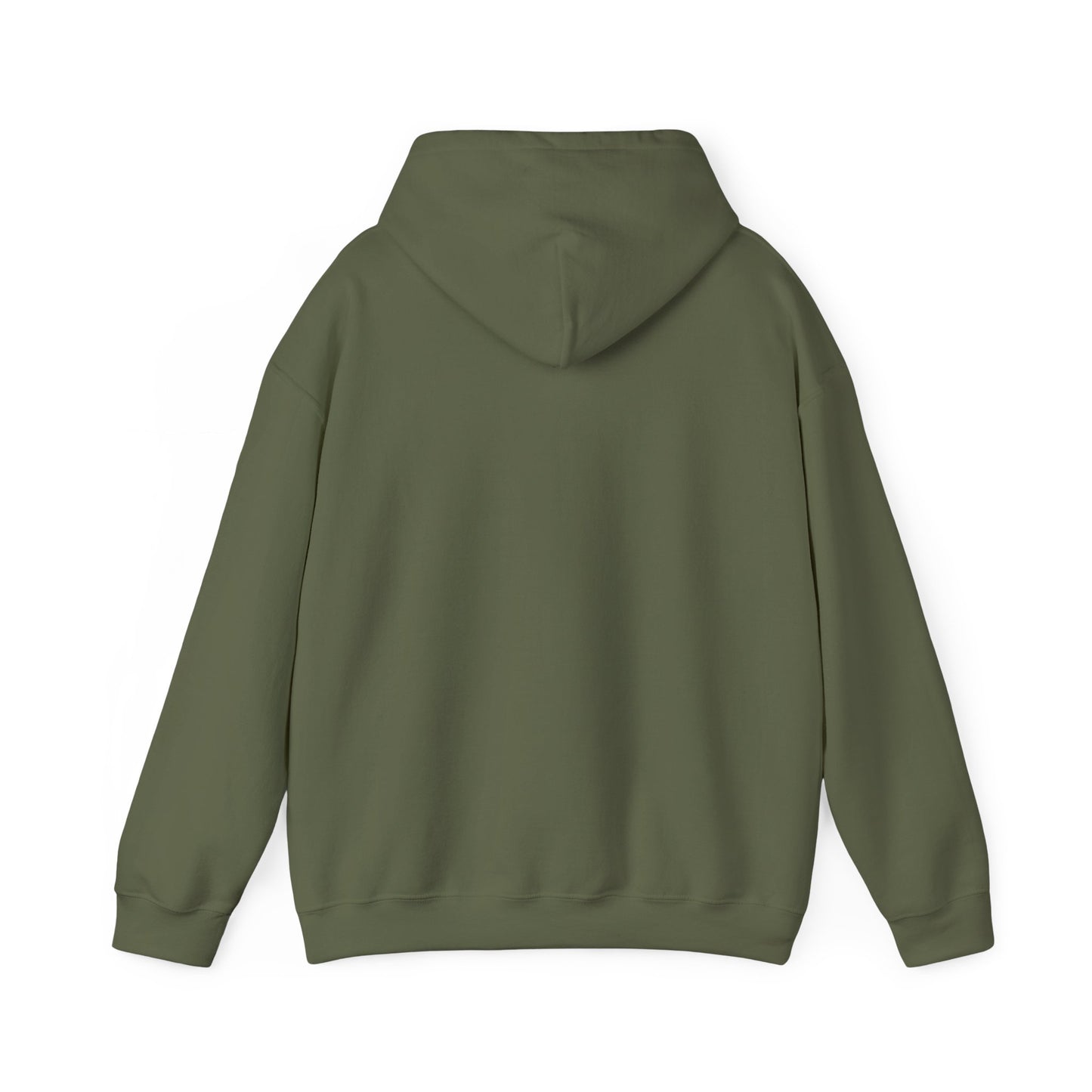 The Calamari Current,  All Day Hooded Sweatshirt, in Military Green & Sand