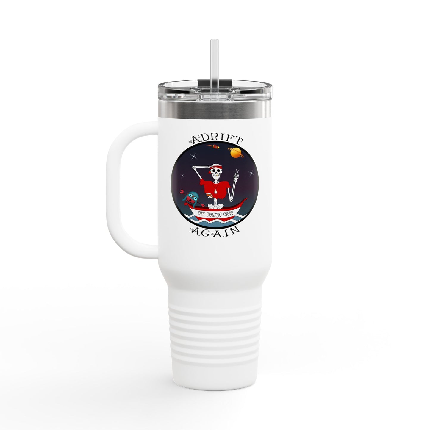 The Cosmic Crab Insulated Travel Mug, 40oz