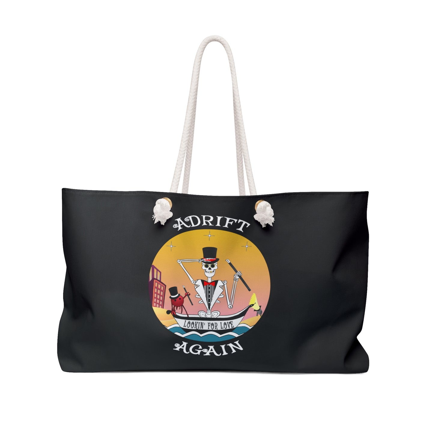 Lookin' For Love Canvas Tote (Black or White)