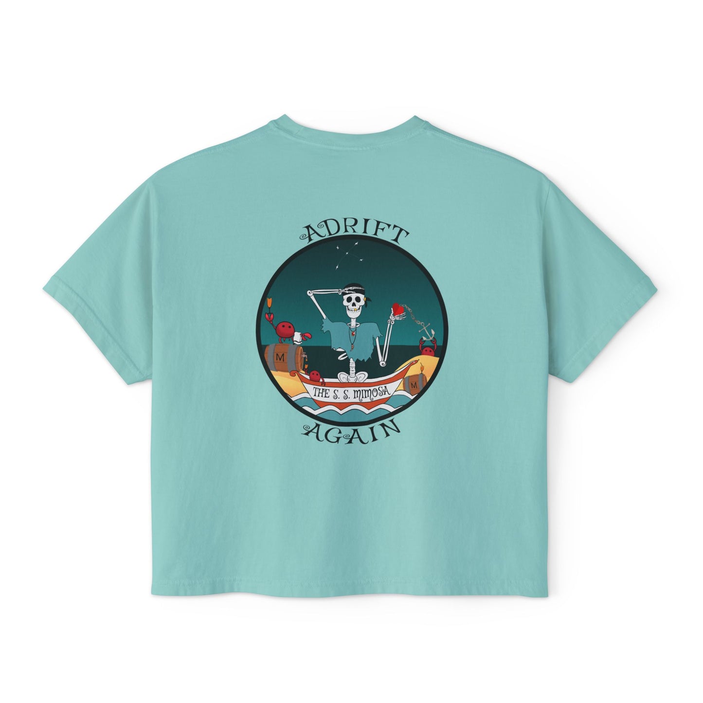 A Boxy Woman's Tee, The S. S. Mimosa, Mint