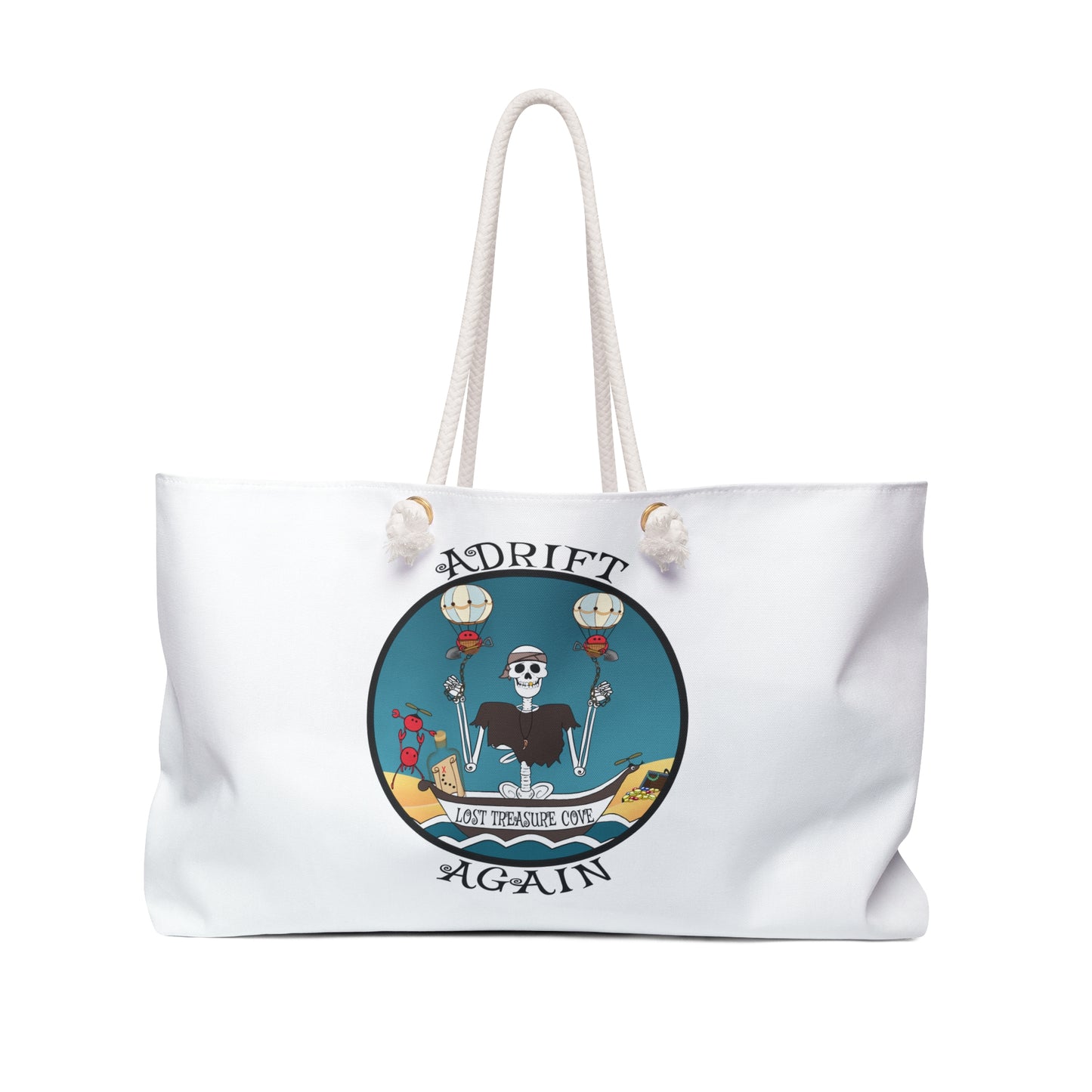 Lost Treasure Cove, Canvas Tote