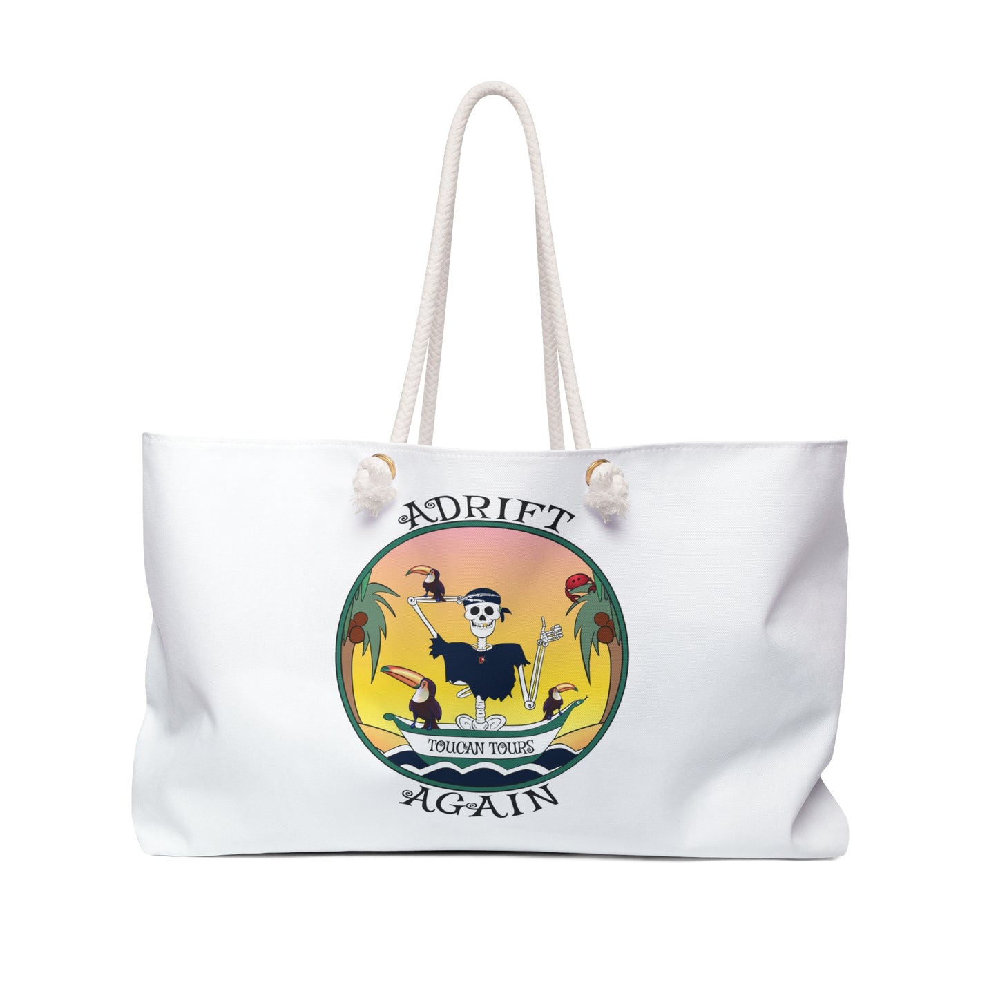 Toucan Tours Canvas Tote (Black or White)