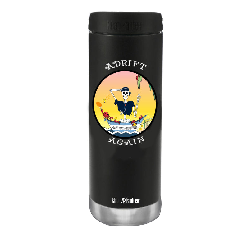 Peace, Love & Pickleball, Klean Kanteen, Black