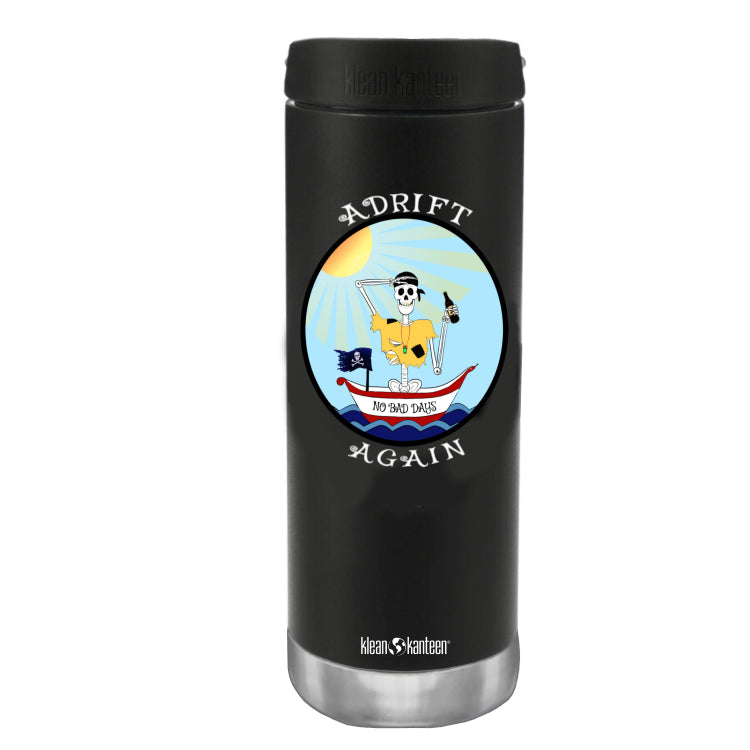 Adrift Again No Bad Days, Klean Kanteen, Black