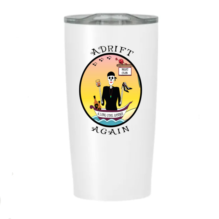 A Long Cool Woman, Stainless Steel Tumbler, White