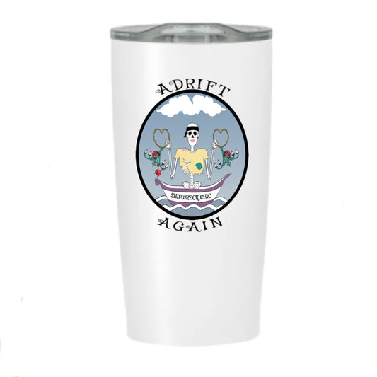 Shipwreck Chic, Stainless Steel Tumbler, White