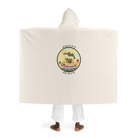 The Ceviche Shuttle Hooded Sherpa Fleece Blanket