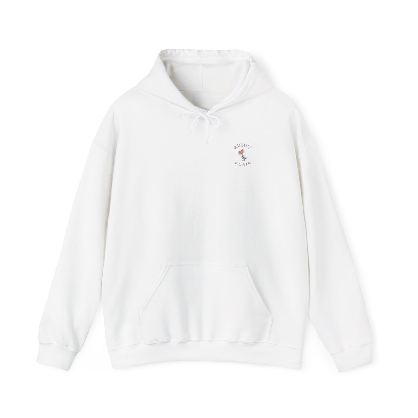 S. S. Tequila Sunrise, The Classic All Day Hooded Sweatshirt, Dark Chocolate, White, and Sand