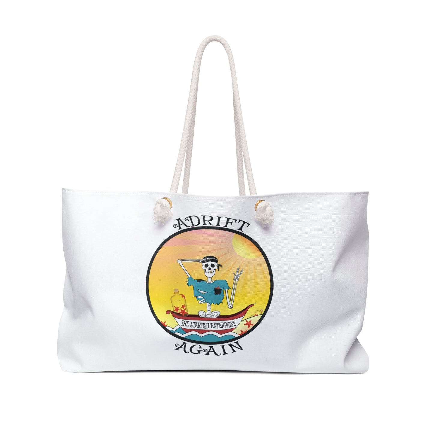 The Starfish Enterprise Canvas Tote (Black or White)