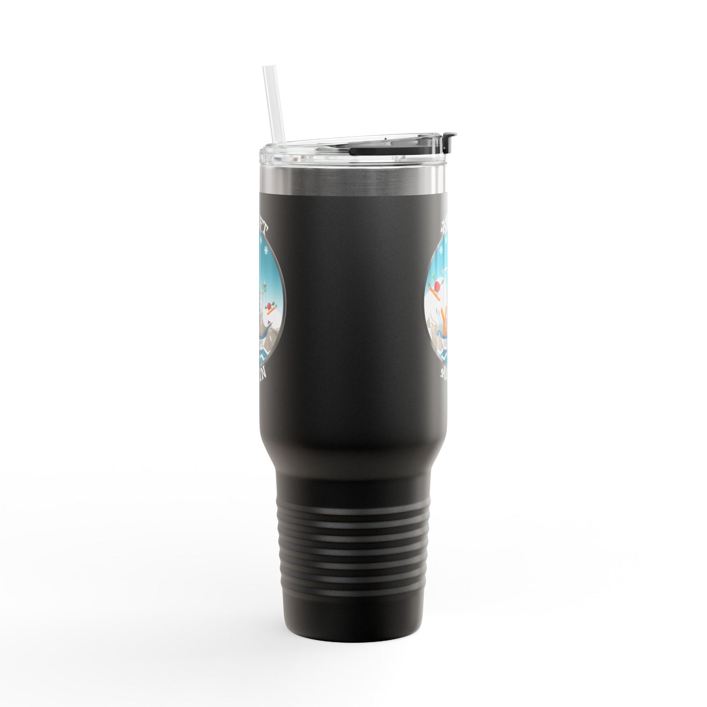 Black Diamond Coffee Insulated Travel Mug, 40oz, Black, White or Gray