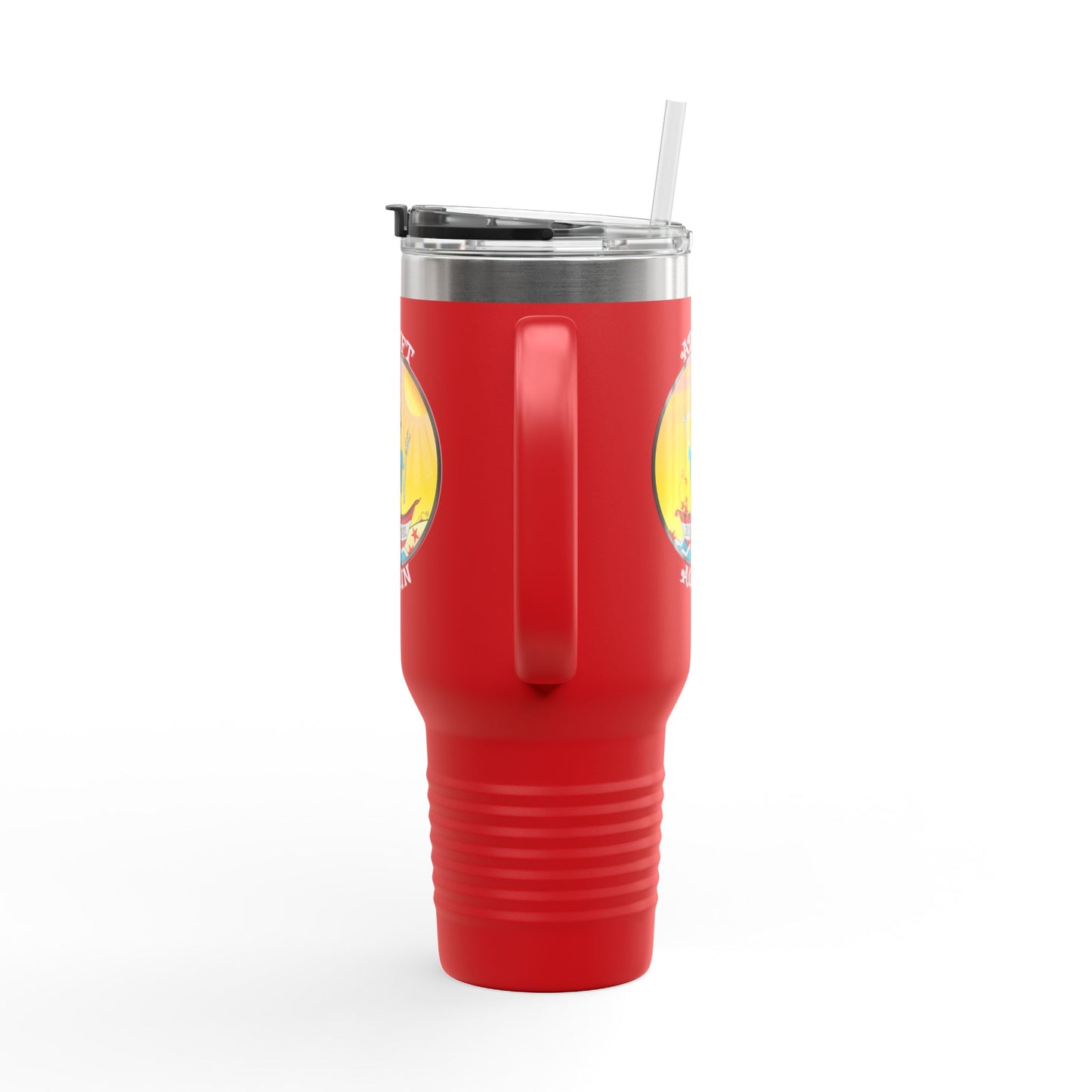 The Starfish Enterprise Insulated Travel Mug, 40oz, Red or White