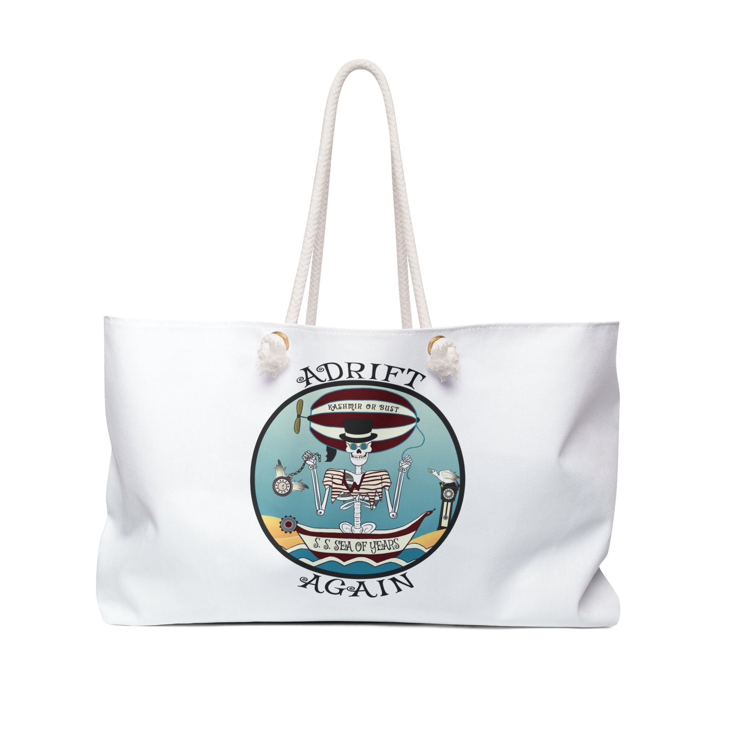 S. S. Sea Of Years Canvas Tote (Black or White)