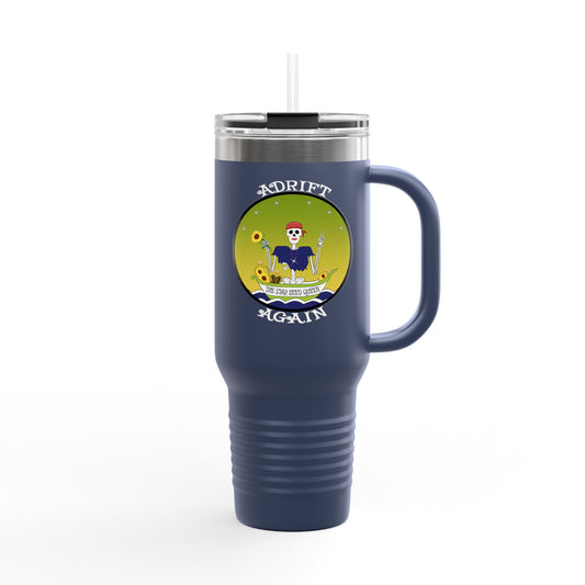 The Star Seed Queen Insulated Travel Mug, 40oz , Washed Navy or White