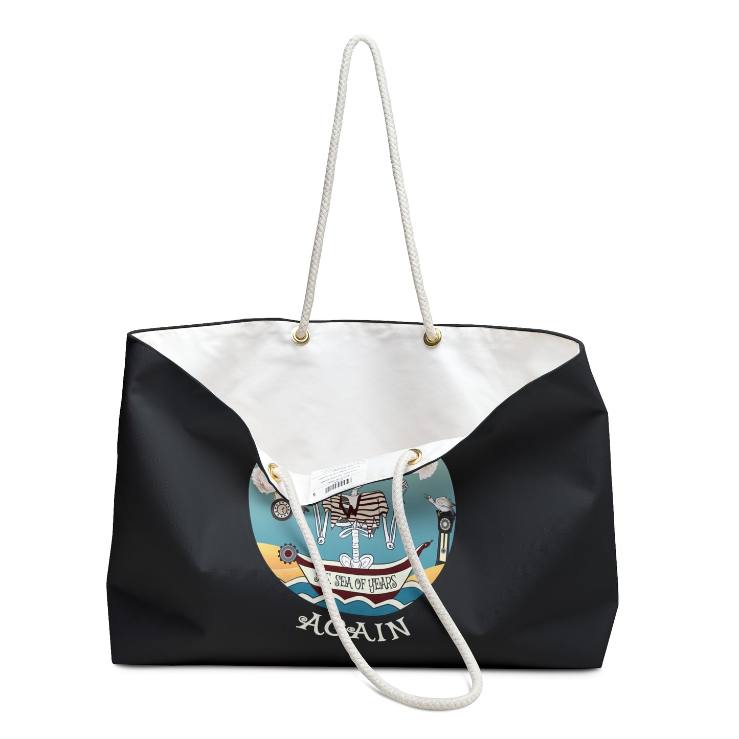 S. S. Sea Of Years Canvas Tote (Black or White)