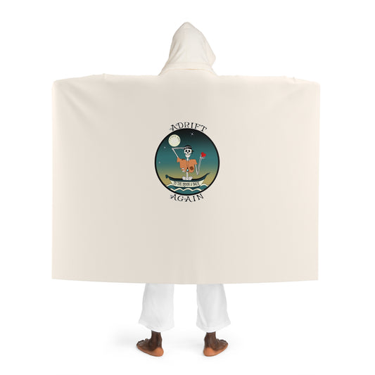 To The Moon & Back Hooded Sherpa Fleece Blanket