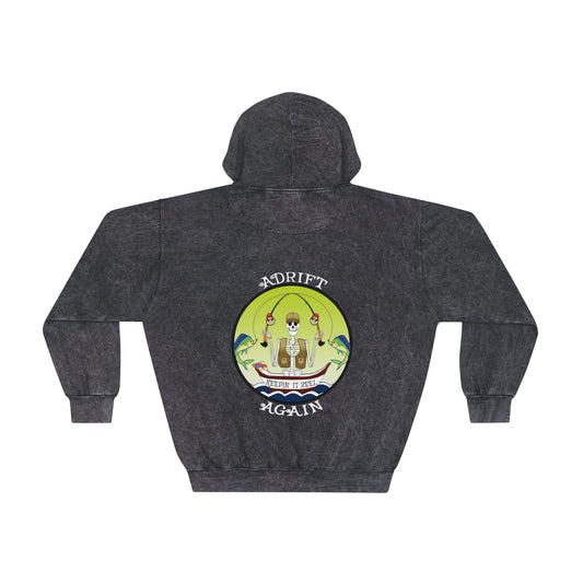 Keepin' It Reel, Unisex Mineral Wash Hoodie