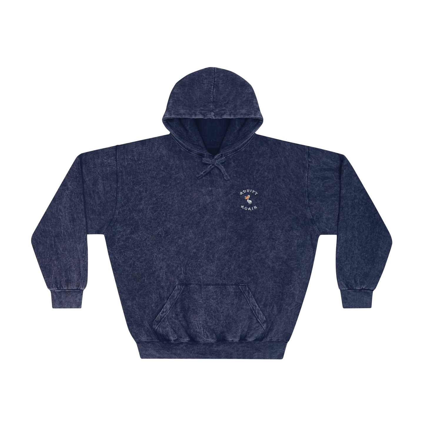 The Calamari Current ,Unisex Mineral Wash Hoodie  (Blue)