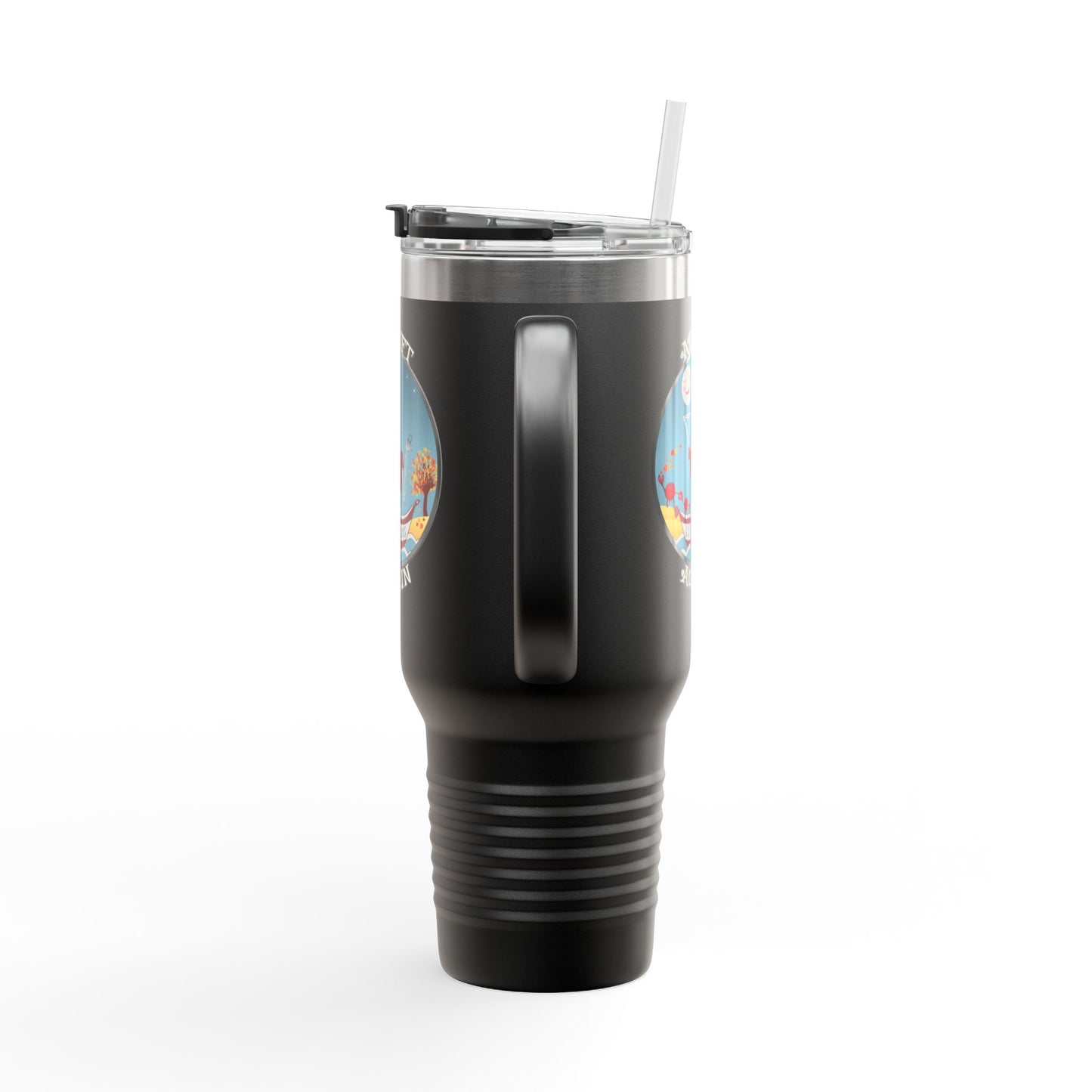 S. S. Fantabulous Insulated Travel Mug, 40oz, Gray or Black