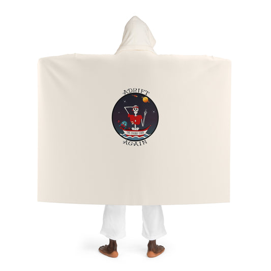 The Cosmic Crab Hooded Sherpa Fleece Blanket