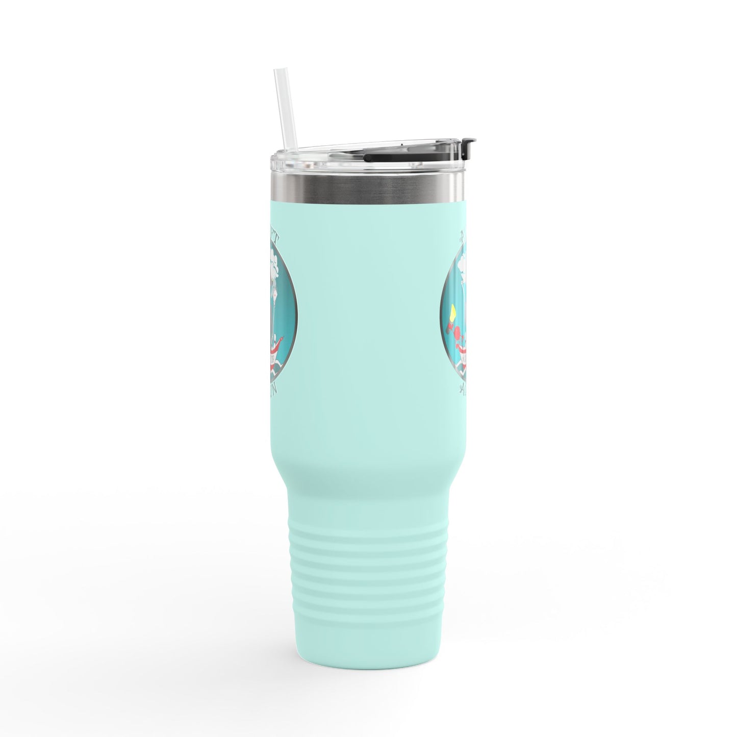 A Grateful Trip Insulated Travel Mug, 40oz, Black, White or Teal