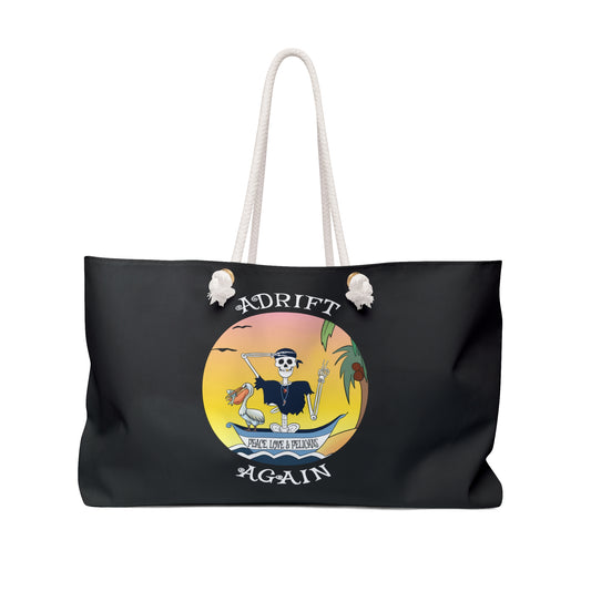 Peace, Love & Pelicans Canvas Tote