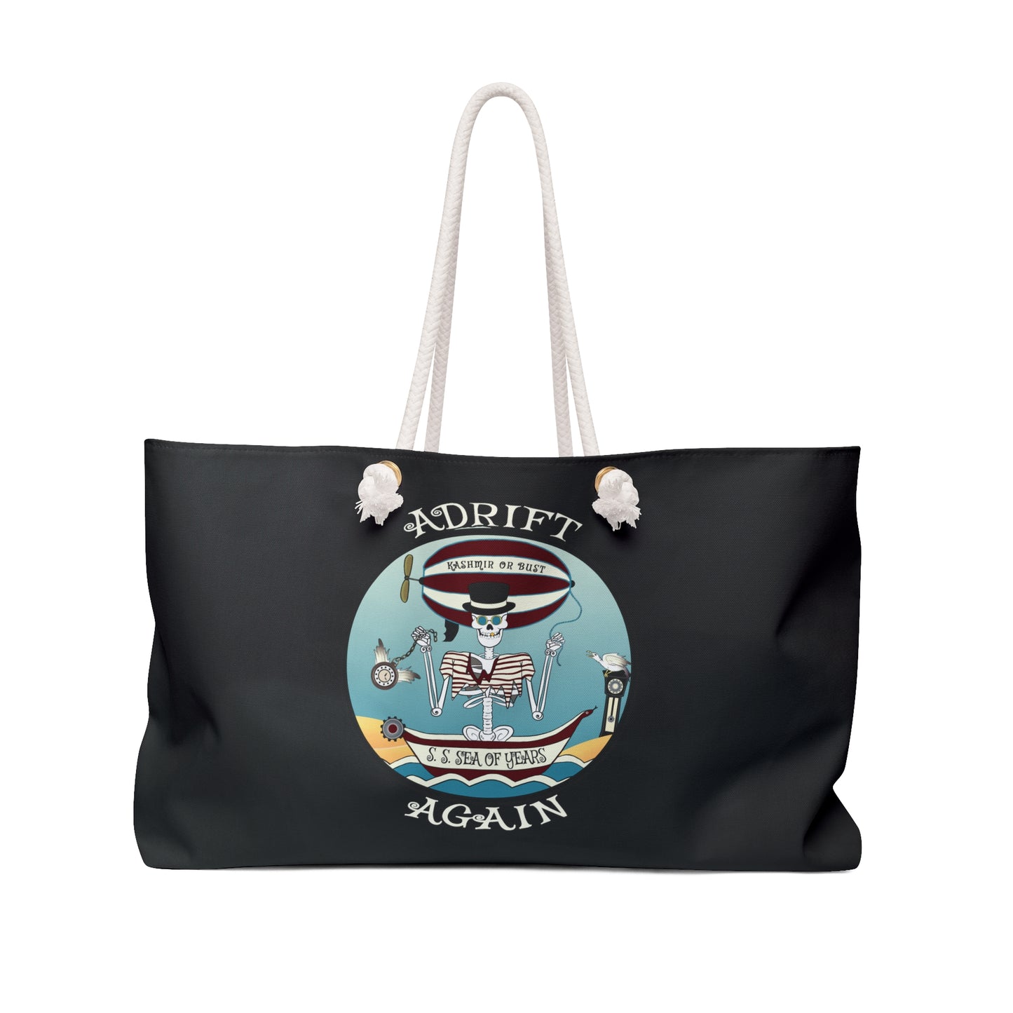 S. S. Sea Of Years Canvas Tote (Black or White)