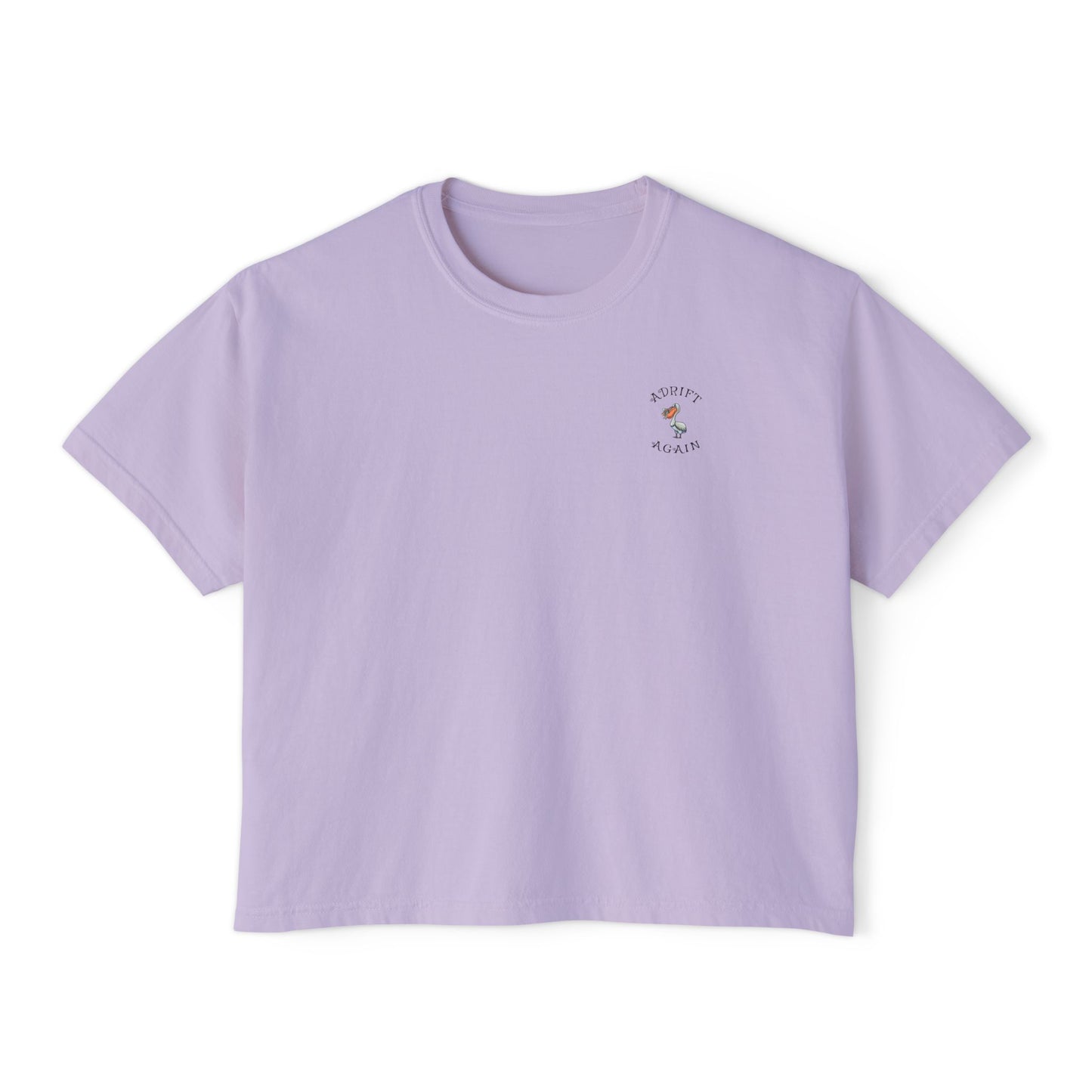 A Boxy Woman's Tee, Shipwreck Chic, Orchid