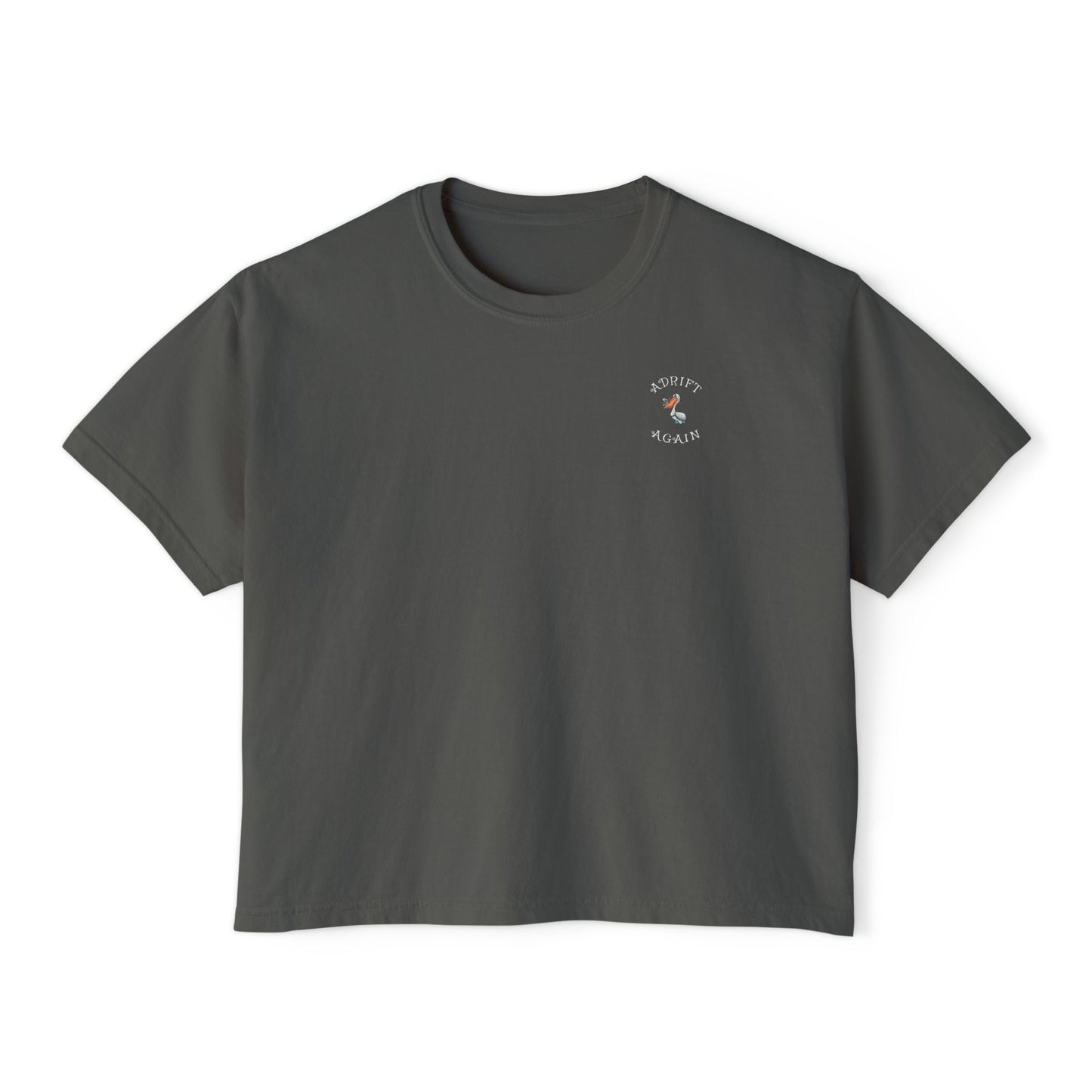 A Boxy Woman's Tee, The Millennium Pelican, Pepper