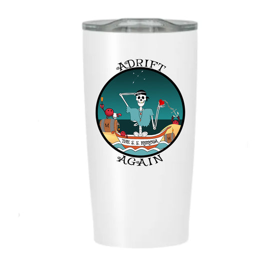 The S. S. Mimosa, Stainless Steel Tumbler, White