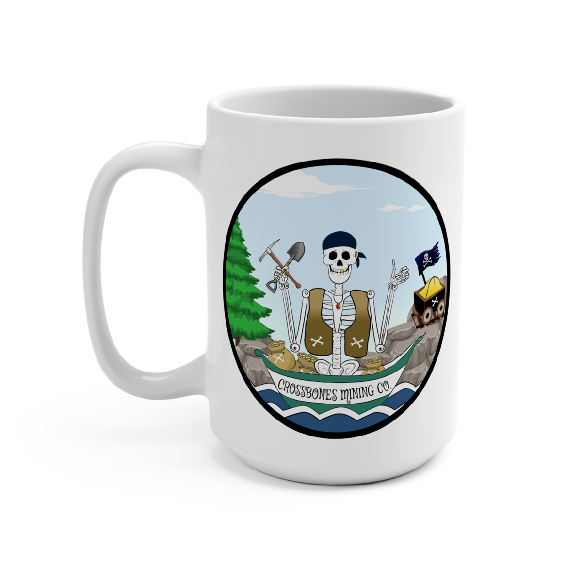 Crossbones Mining Co. 15 oz Mug