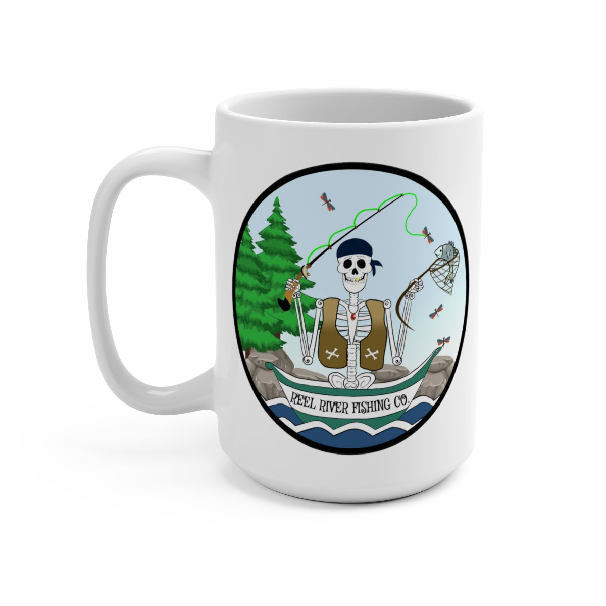 Reel River Fishing Co. 15 oz Mug