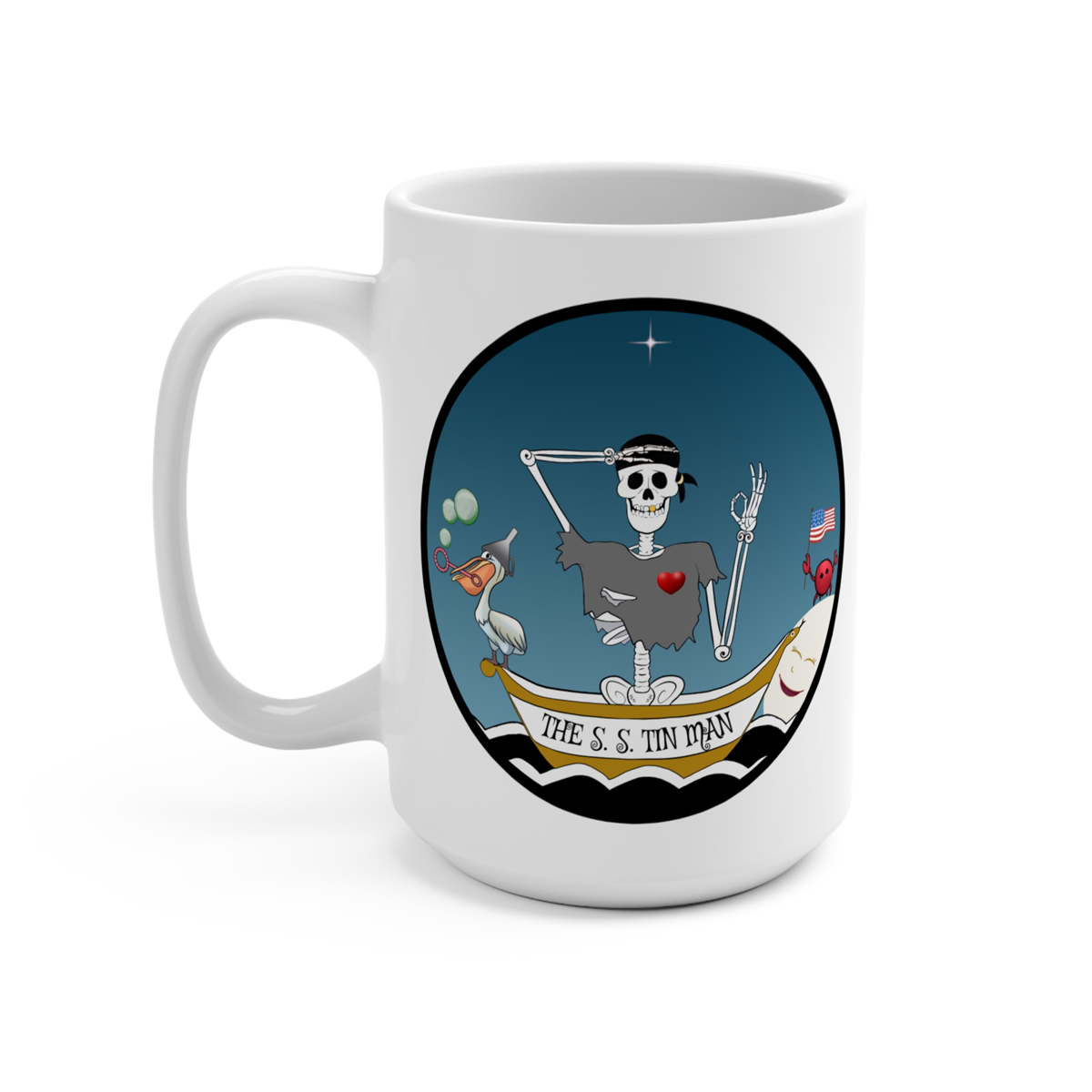 The S. S. Tin Man, 15 oz Mug