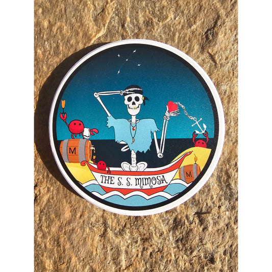 The S. S. Mimosa, Ceramic Stone Coasters (Set of Four)