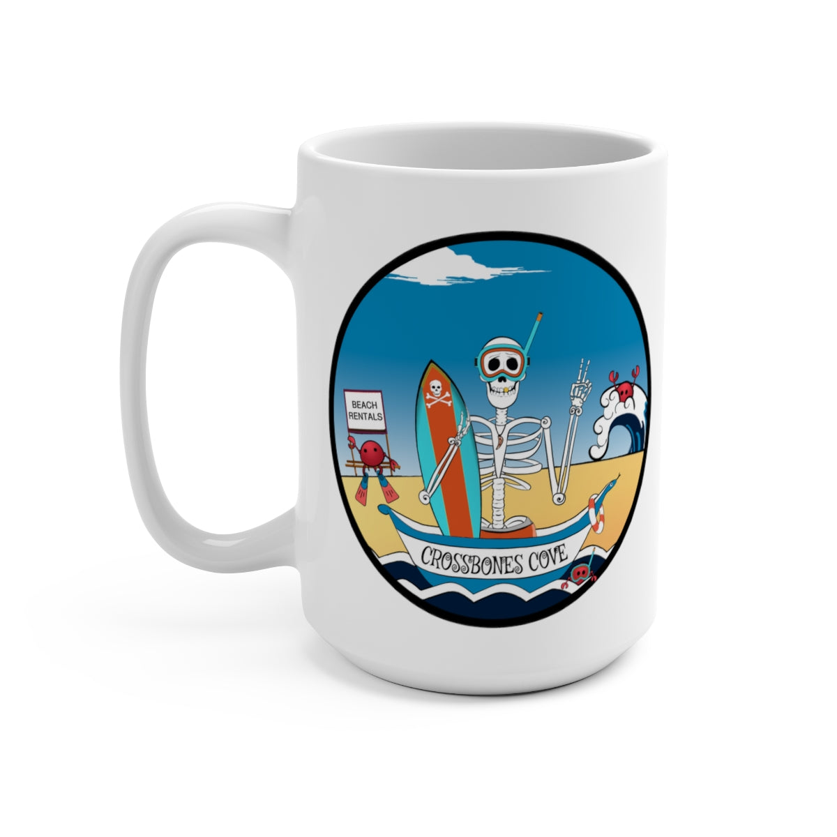 Crossbones Cove 15 oz Mug