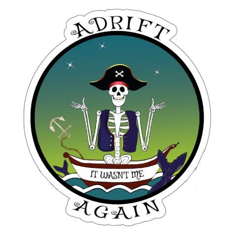 Adrift Again It Wasn't Me, Sticker